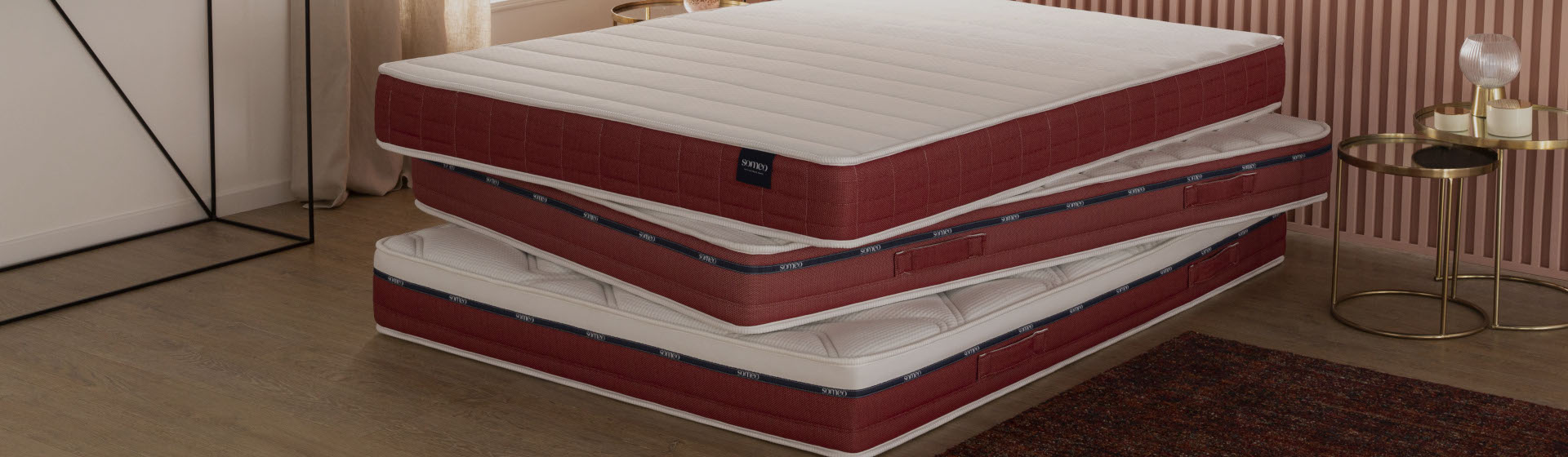 Hévéa Sélection Matelas pour Clic Clac 140x190 Nacre en Mousse 30