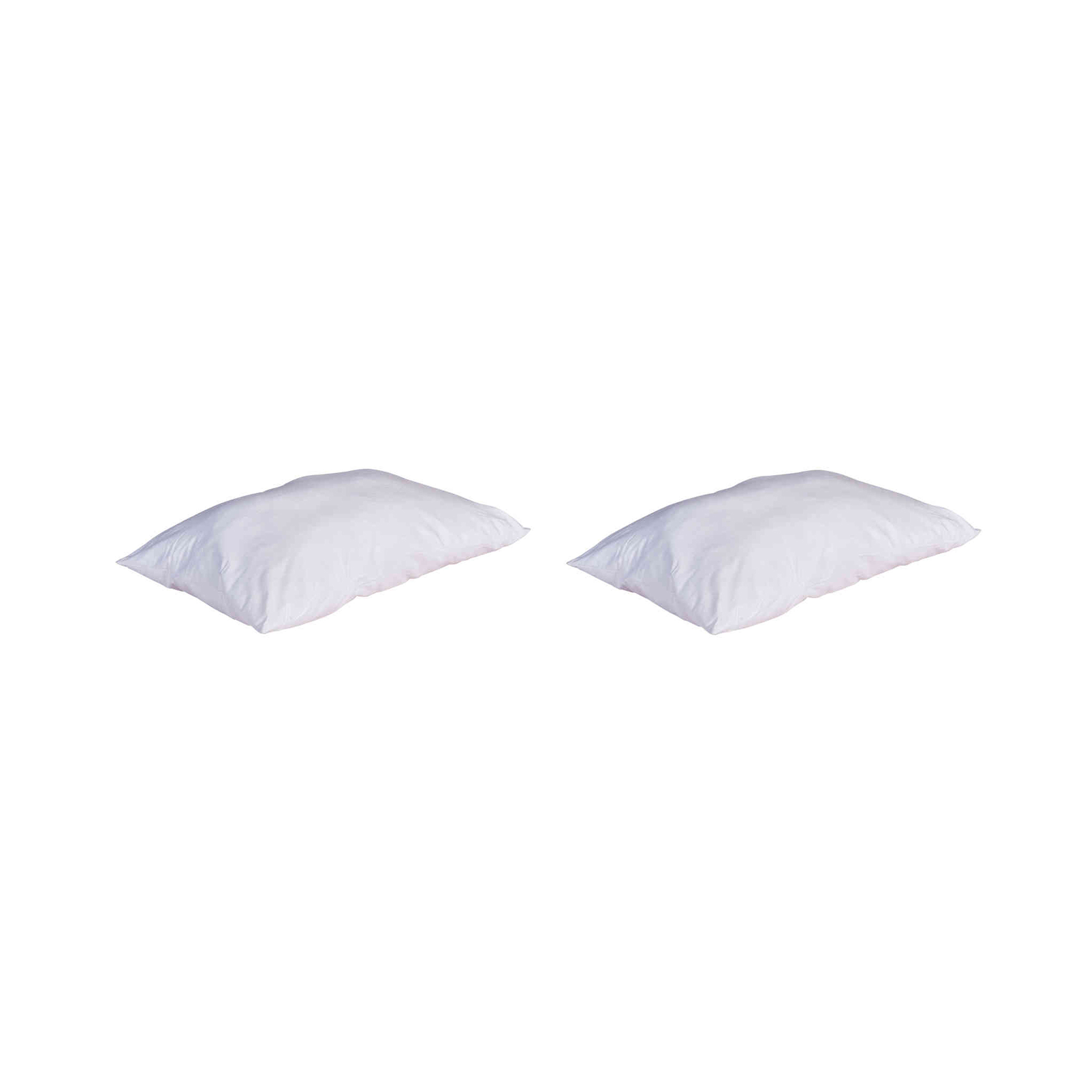 Lot de 2 oreillers recyclés moelleux enveloppe microfibre