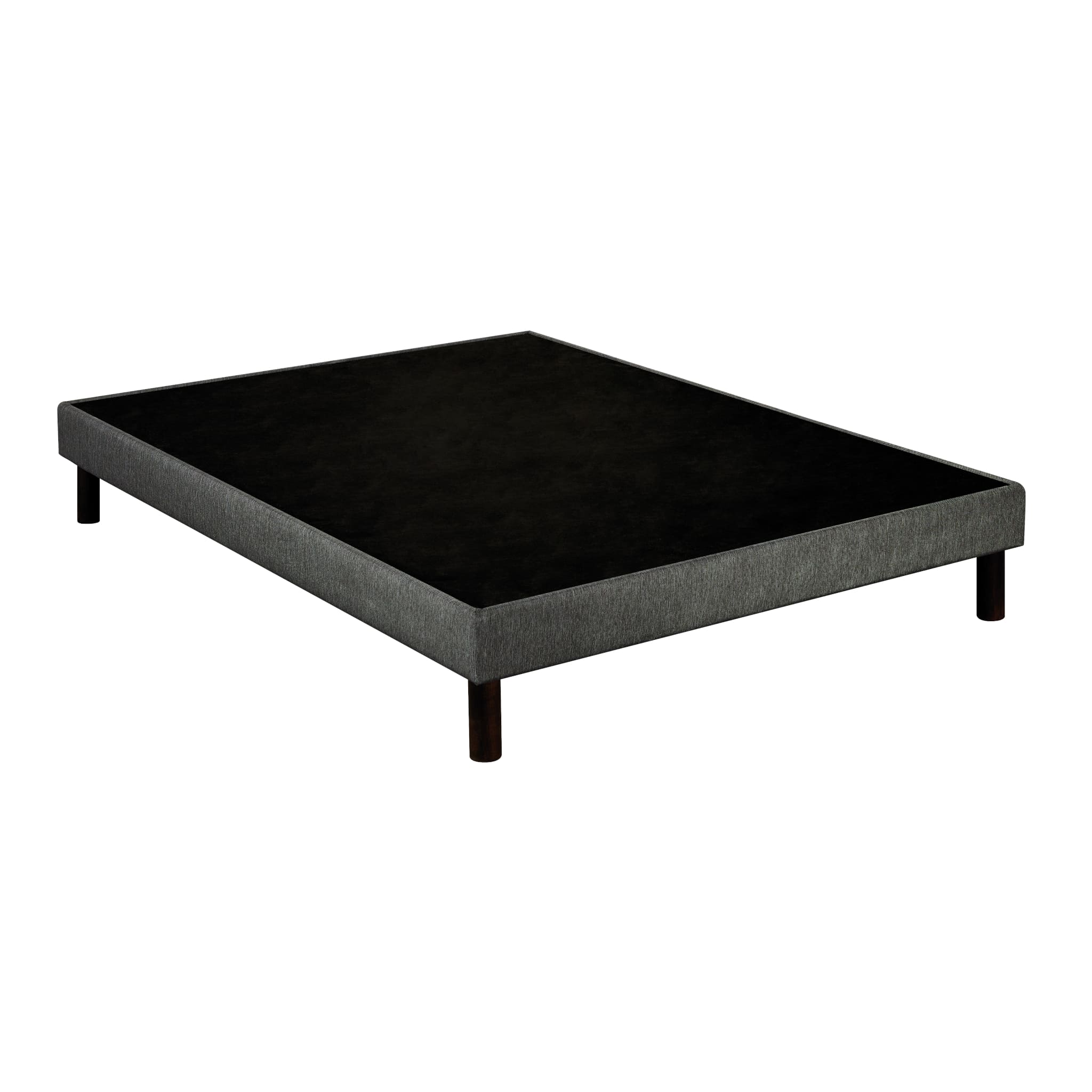Sommier déco tapissier Unic gris - Epeda