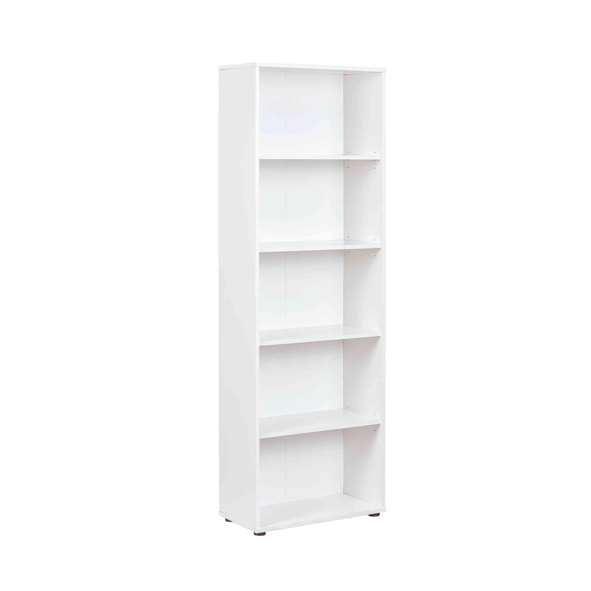 Bibliothèque 5 cases en bois blanc - BI12056-4