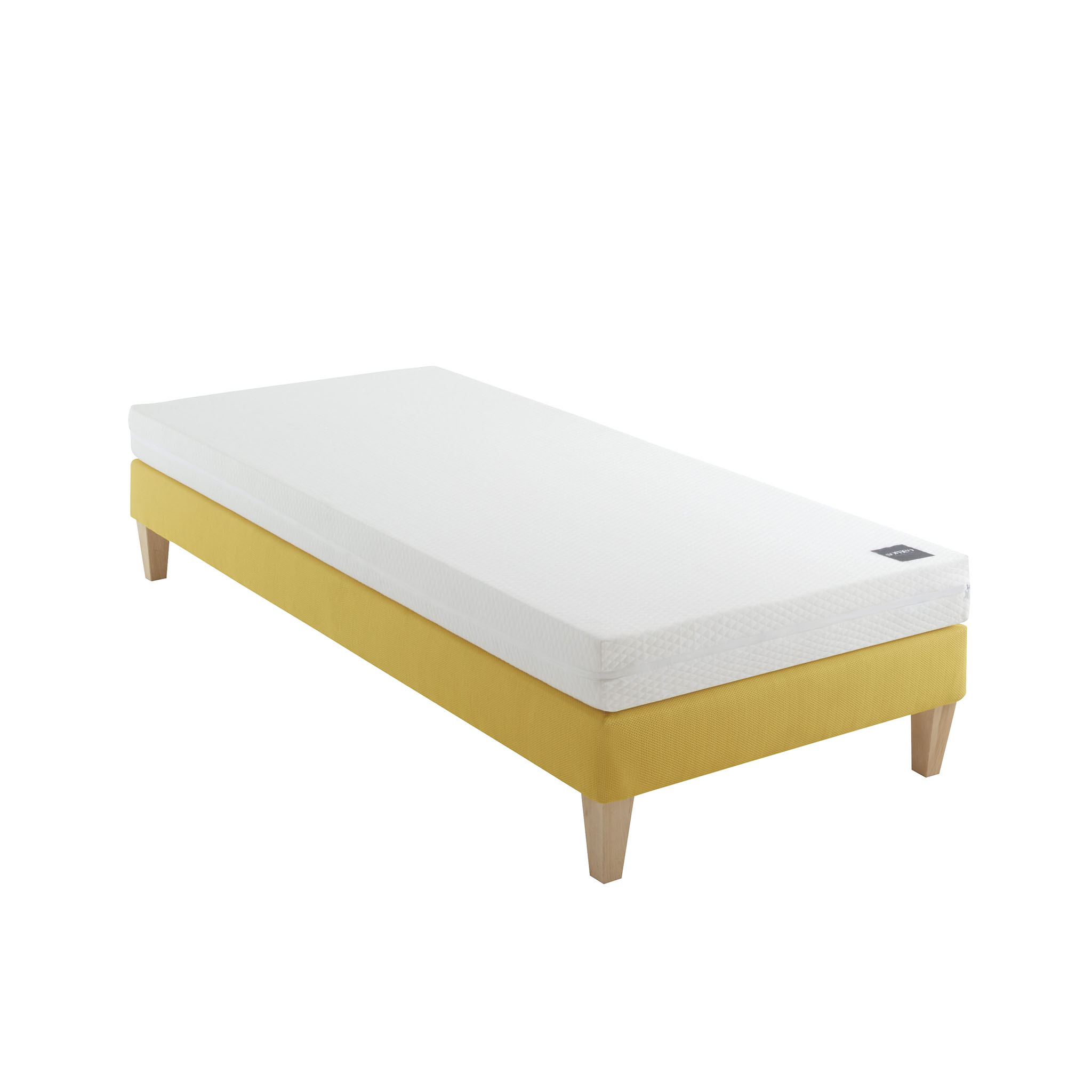 Ensemble matelas junior mousse, sommier et pieds Aurore 100 - SOMEO