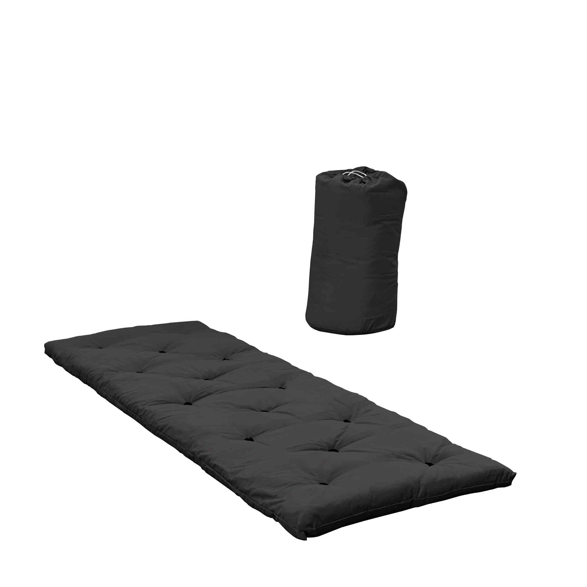 Matelas futon de voyage 1 pers. 70x190 cm anthracite