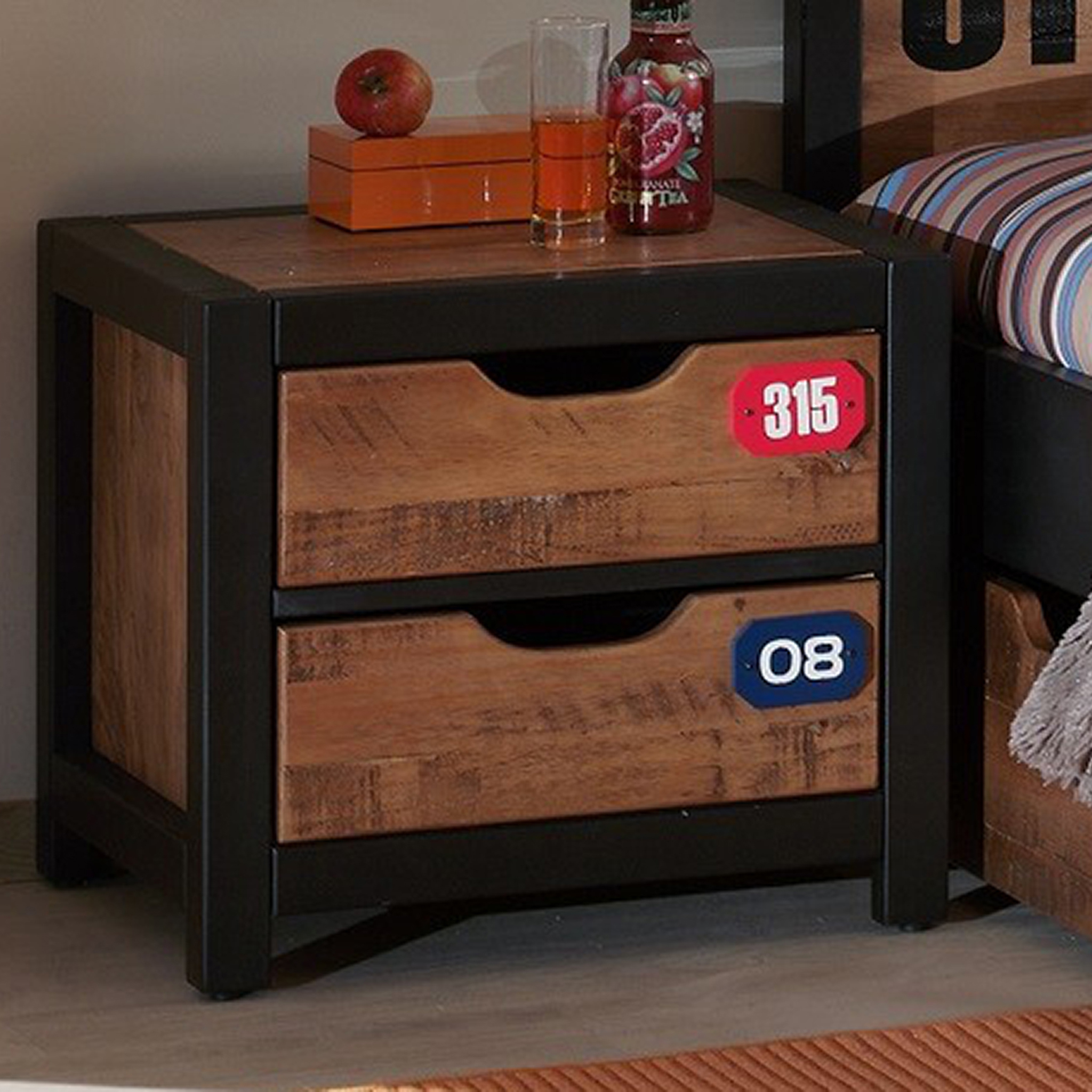 Chevet 2 Tiroirs CH2000