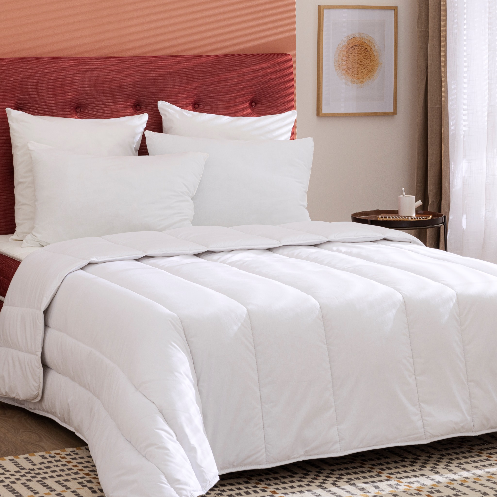 Pack couette légère et oreiller moelleux 140x200 cm - Someo