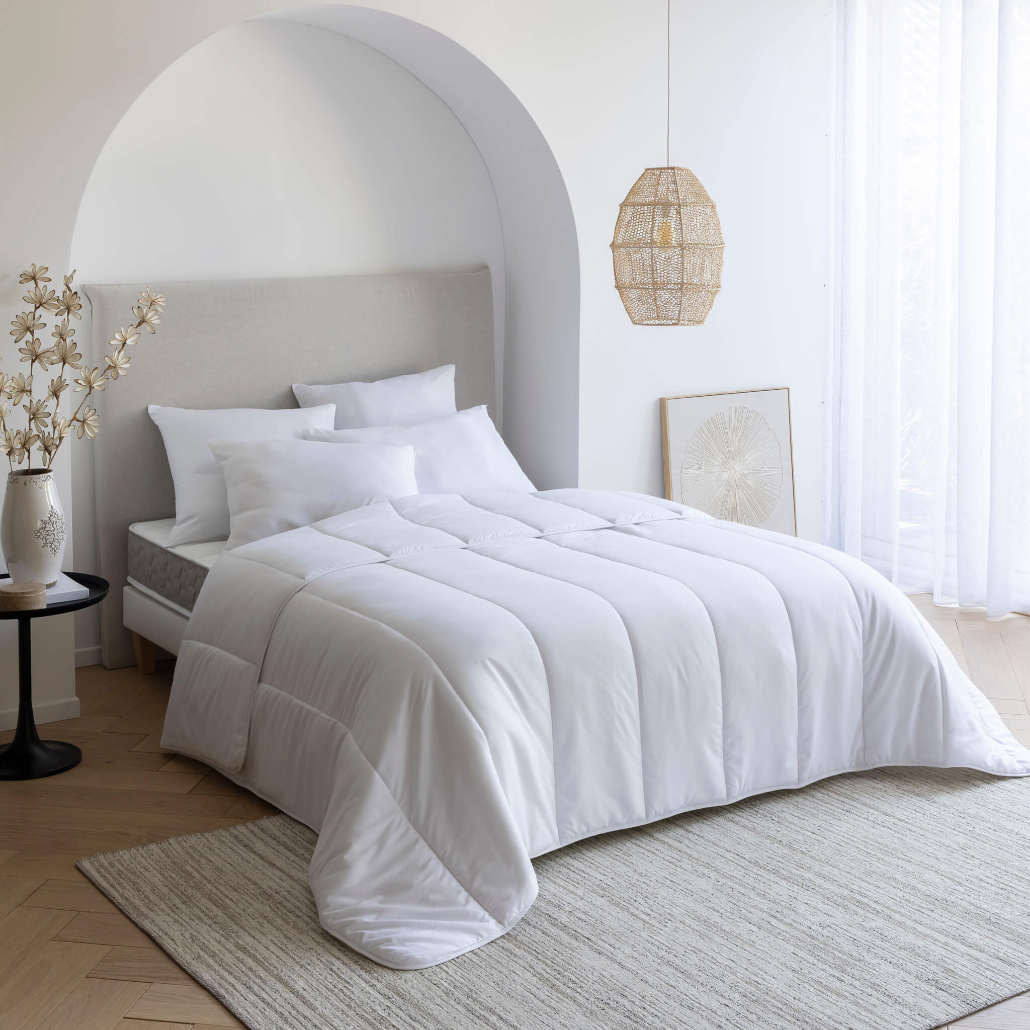 Couette été 200gr/m² anti-acariens 140x200 - SOMEO