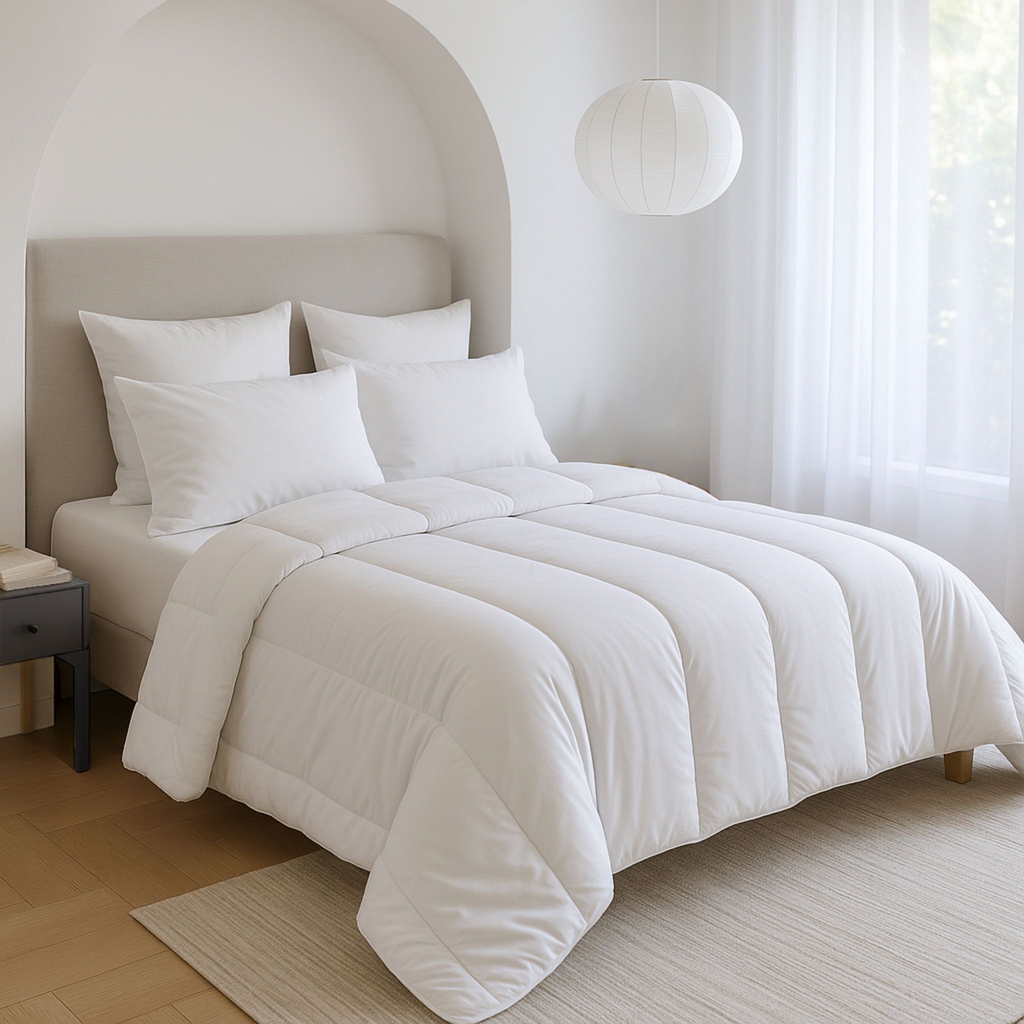 Couette hiver 500gr/m² anti-acariens 140x200 - SOMEO