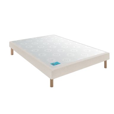 Image 1 Sommier Merinos Pencil Ferme Sable blanc 3 4 fond blanc