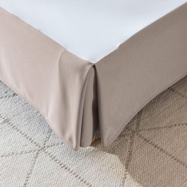 Cache sommier integral taupe ambiance zoom