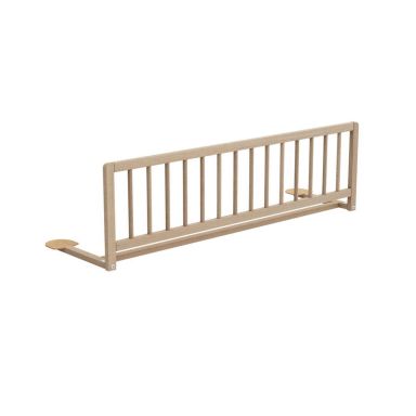 Barrière de lit bébé universelle en bois brut 
