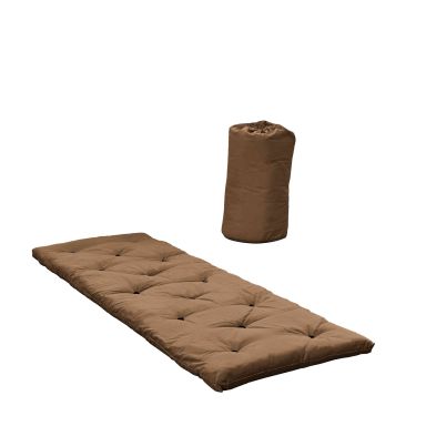 Matelas futon de voyage 1 pers. 70x190 cm marron