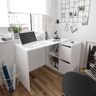 Bureau multiposition avec rangements
