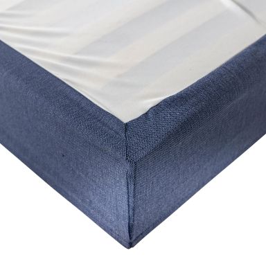 Cache-sommier LEAVE Marine- Someo 90x190 cm