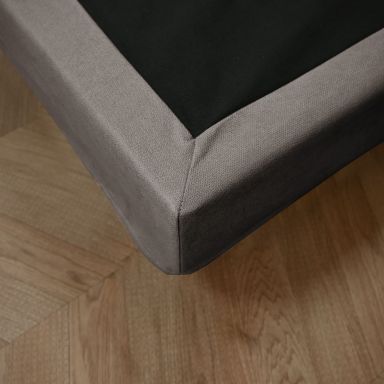 Cache-sommier beige RONDA 90x190 cm - SOMEO