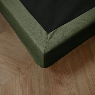 Cache-sommier kaki RONDA 90x190 cm - SOMEO