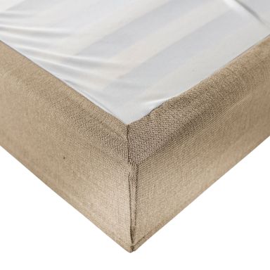 Cache-sommier beige LEAVE - Someo 90x190 cm