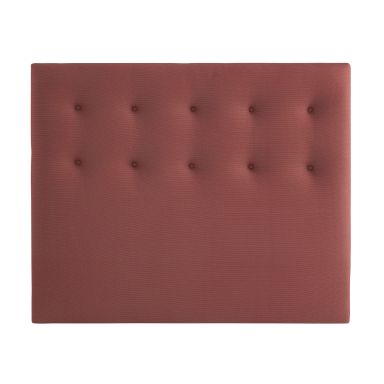 Tête de lit déco capitonnée rouge Crépuscule - SOMEO 140