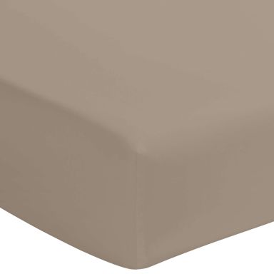 Drap housse biscuit 100% coton bonnet 40 cm