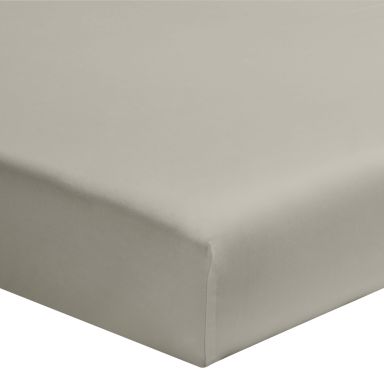 Drap housse bébé gris mastic 100% coton biologique bonnet 15 cm 60x120