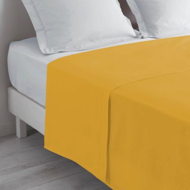 Drap plat Biolina ocre