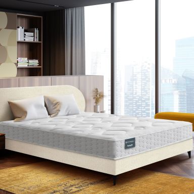 Matelas Dunlopillo couchage latex Aérial® ferme 24cm LILAS 180x200 (présenté en ensemble)