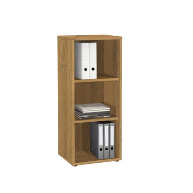 Etagère 3 cases en bois imitation chêne - ET13049-2