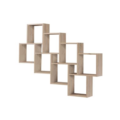 Etagère murale 8 cases en bois - ET13036