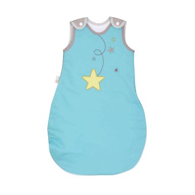 Gigoteuse bébé été jersey bio bleu turquoise