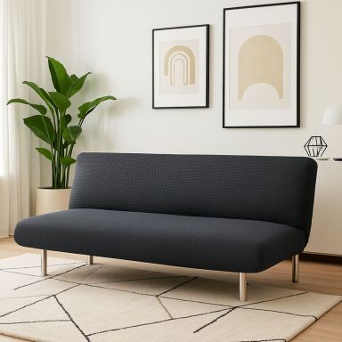 Housse de clic-clac anthracite extensible Terre de Nuit ambiance