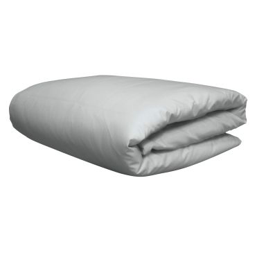 Housse de couette bébé bleu glacier percale 80x120 