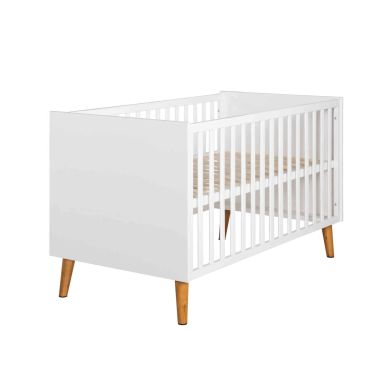 Lit bébé évolutif en bois blanc MICK 70x140
