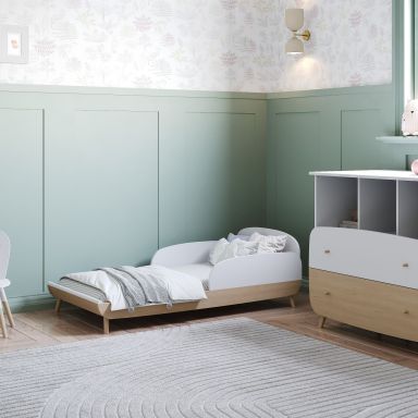 Lit bébé évolutif LOUISON 70x140 blanc - LT7087