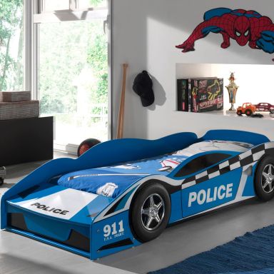 Lit Enfant Voiture de Police 70x140
