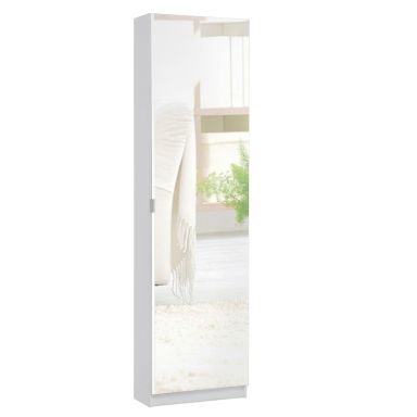 Meuble à chaussures miroir coloris blanc - MC7044