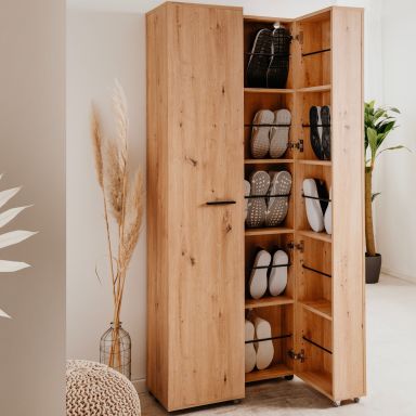 Meuble à chaussures avec 2 portes pour 35 paires