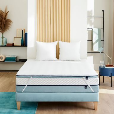 Pack surmatelas et oreiller mousse à mémoire de forme Someo Songe vue ambiance