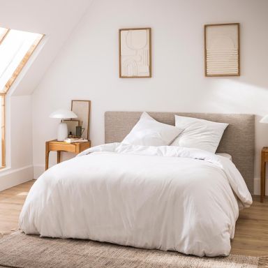 Parure de lit Meline 240x220 Blanc