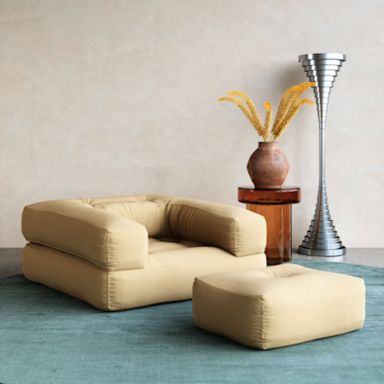 Matelas futon et pouf 2 en 1 CUBE 90x190