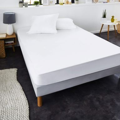 Protège matelas anti-acariens Greenfirst imperméable molleton 100% coton 160x200