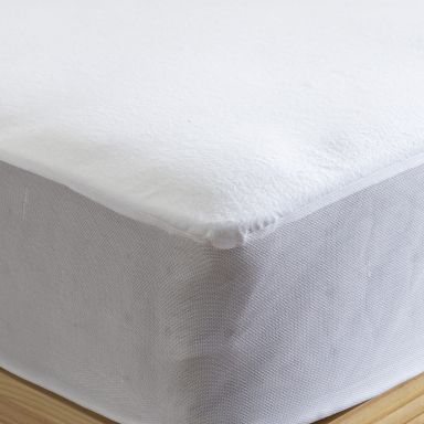 Protège matelas molleton imperméable 100% coton bio - bonnet 27 cm