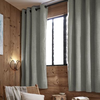 Rideau occultant polaire eucalyptus Terre de Nuit ambiance