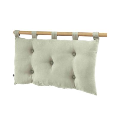 Tête de lit à suspendre double gaze 50x80 cm vert