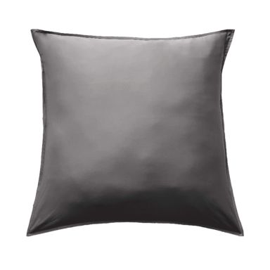 Taie d'oreiller en bambou 63x63 cm anthracite