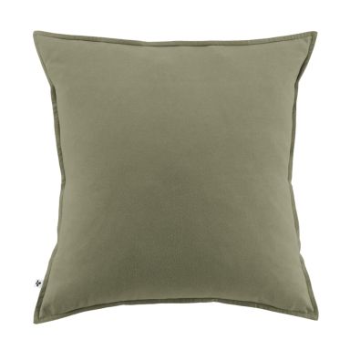 Taie d'oreiller flanelle kaki