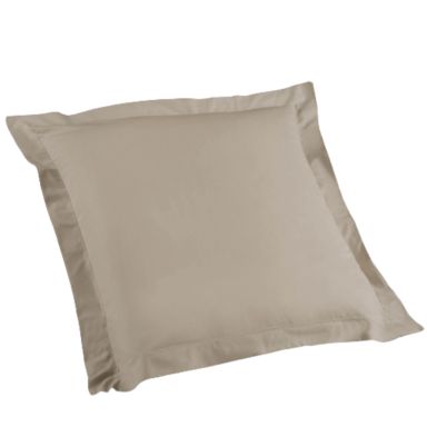 Taie d'oreiller Biolina en coton biologique taupe