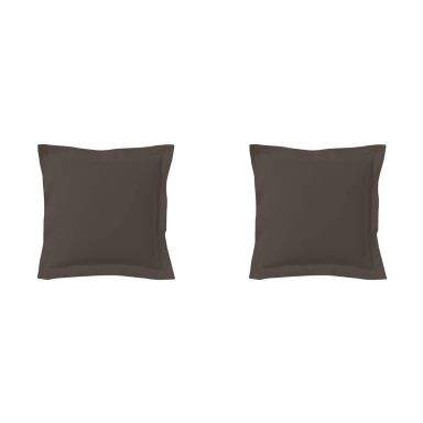 Lot de 2 taies d'oreillers zinc 100% coton