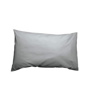 Taie d'oreiller bébé bleu glacier percale 40x60