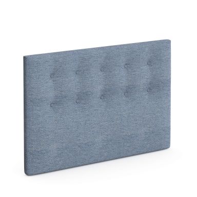 Tête de lit déco capitonnée bleu océan - SOMEO 140