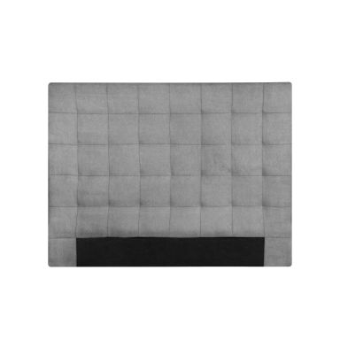 Tête de lit déco matelassée gris 140