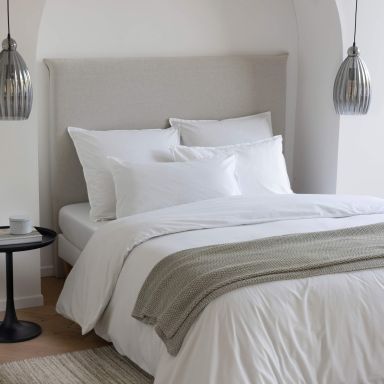 Tête de lit Almeria Gris chiné 145x120 cm - Someo