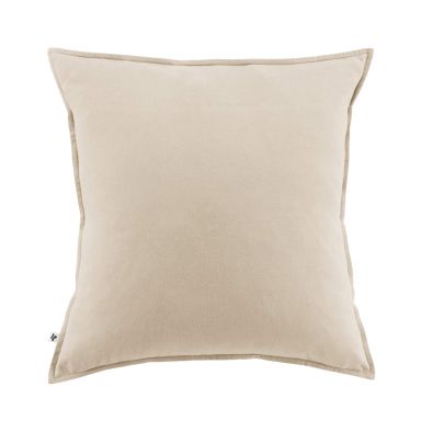 Taie d'oreiller flanelle beige